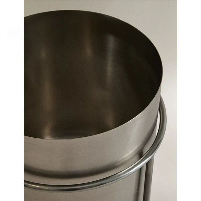 Retro indoor silver universal versatile high-end metal flower pot ornament