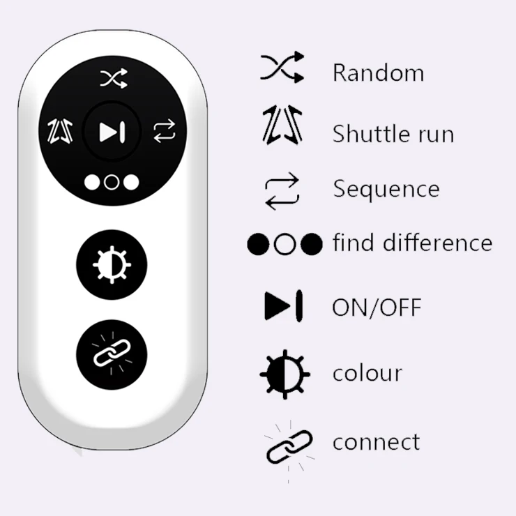 

Speed Agile Reaction Training Lamp For Basketball Football Boxing Handball - Red 6 Lights