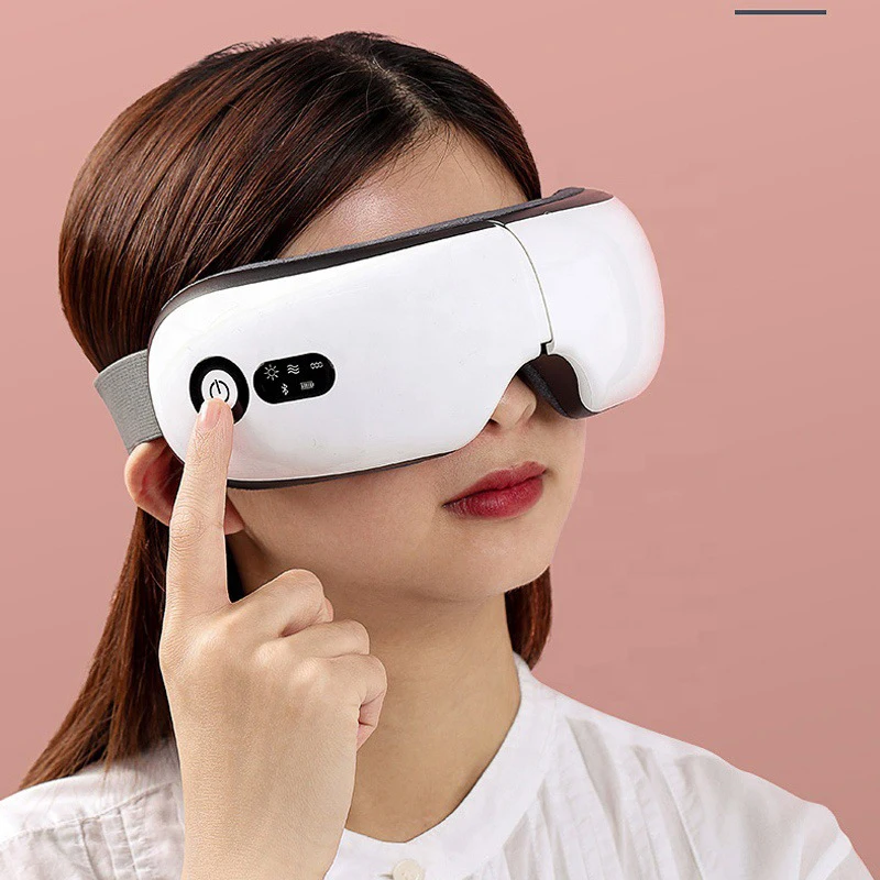 Electric Smart Airbag Vibration Eye Massager Eye Mask Care Hot Compress Bluetooth Music Eye Massage Relieve Fatigue Dark Circles