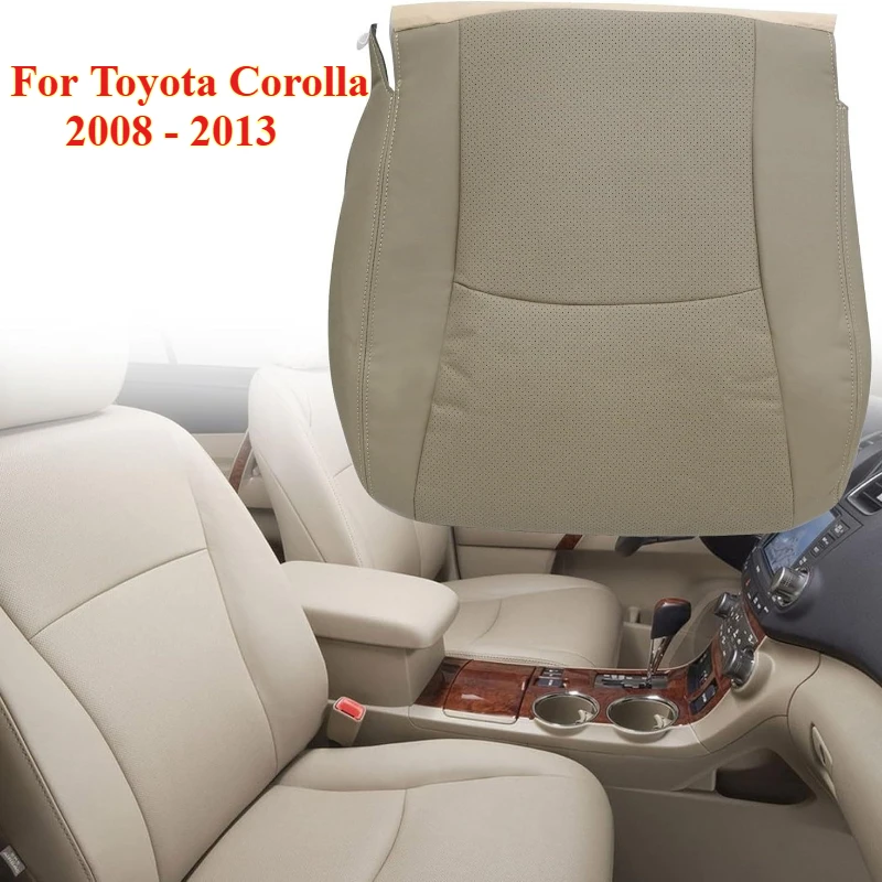 

1PCS Left Hand Driving Car Driver Side and Passenger Side Leather Cover for Toyota Corolla 2008 - 2013，Car Interior Accessories