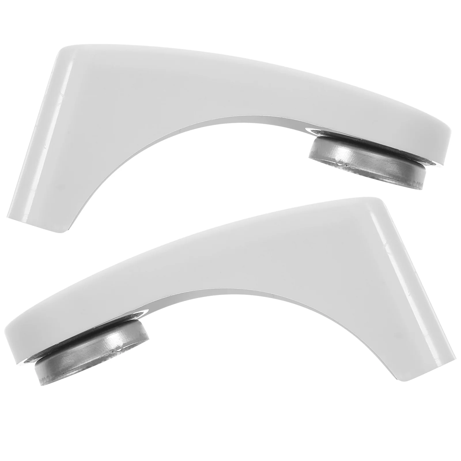 

2 Pcs Magnetic Tray Soap Holder for Shower Wall Handwashing Fluid Mounted White Bar Organizer Miss