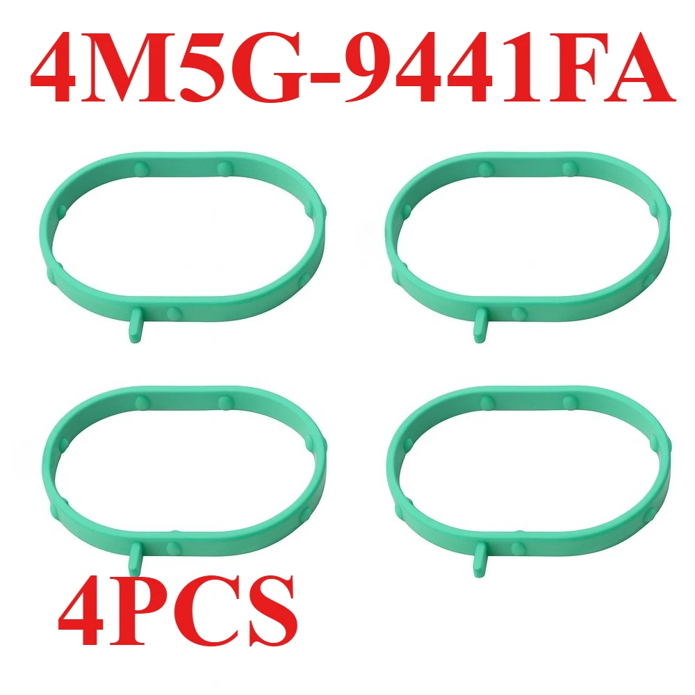 

4 шт. FKM 4M5G-9441FA 4M5G9441FA 1338179 1319182 для Ford B-MAX S-MAX EcoSport Fiesta Focus 1,6 уплотнение впускного коллектора
