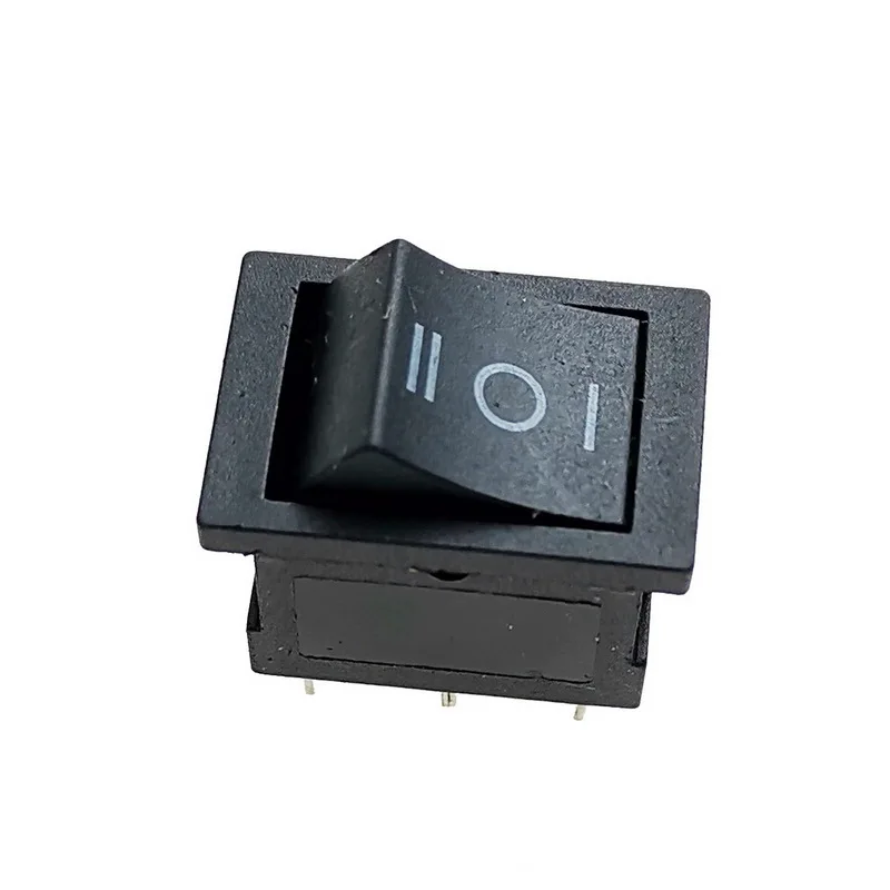 1Pc KCD1 KCD1-203 6Pin 3 Position 21*15mm ON-OFF-ON Rocker Switch 6A/250V 10A/125V AC Mini Push Button Power Switch