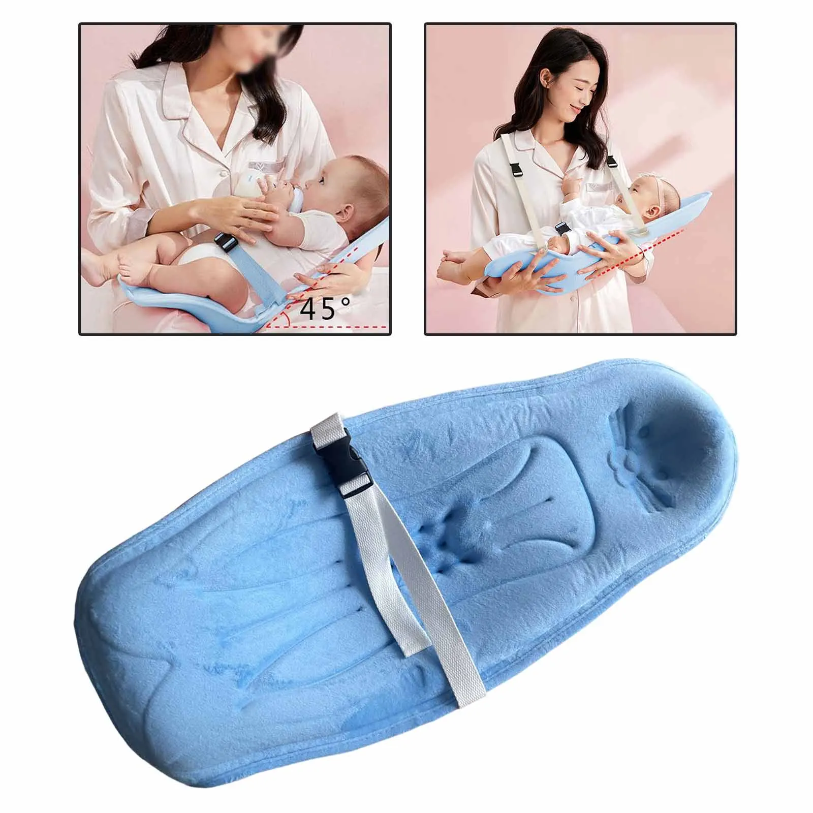 Artefacto portátil para sujetar bebés, almohada de lactancia y lactancia, protección de columna vertebral cómoda, cojín infantil para bebés recién nacidos