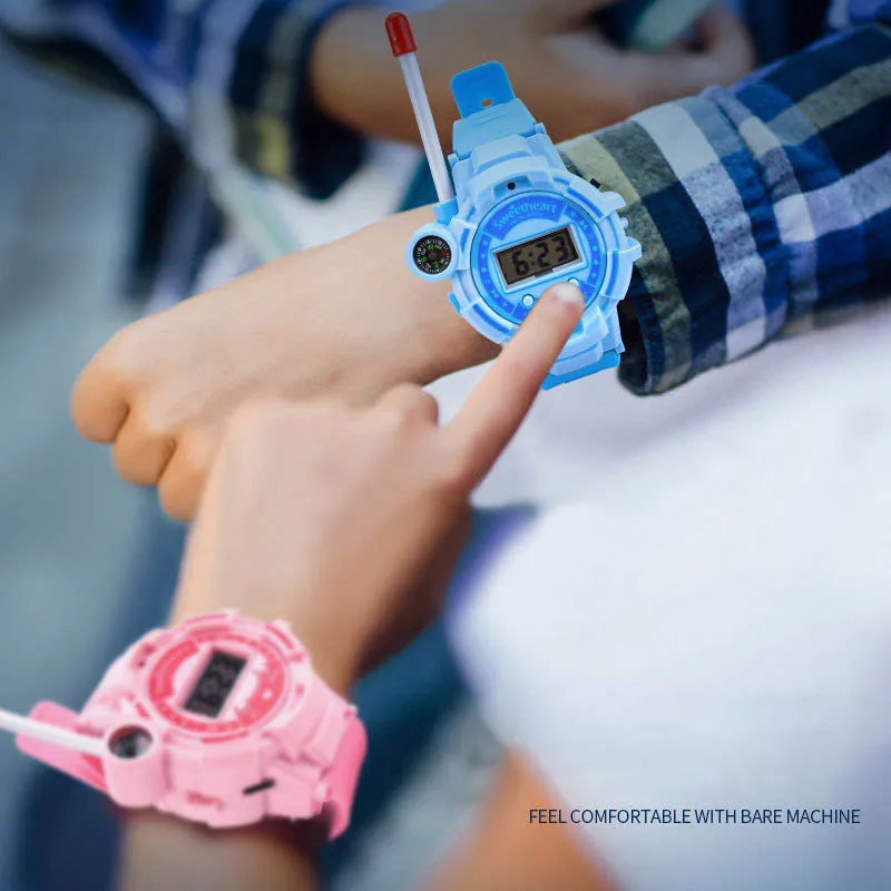 Multi-funktion Mini Walkie-talkie Uhr Spielzeug Kinder Outdoor Wireless Dialog Pager Walkie-talkie Elektronische Telefon Spielzeug