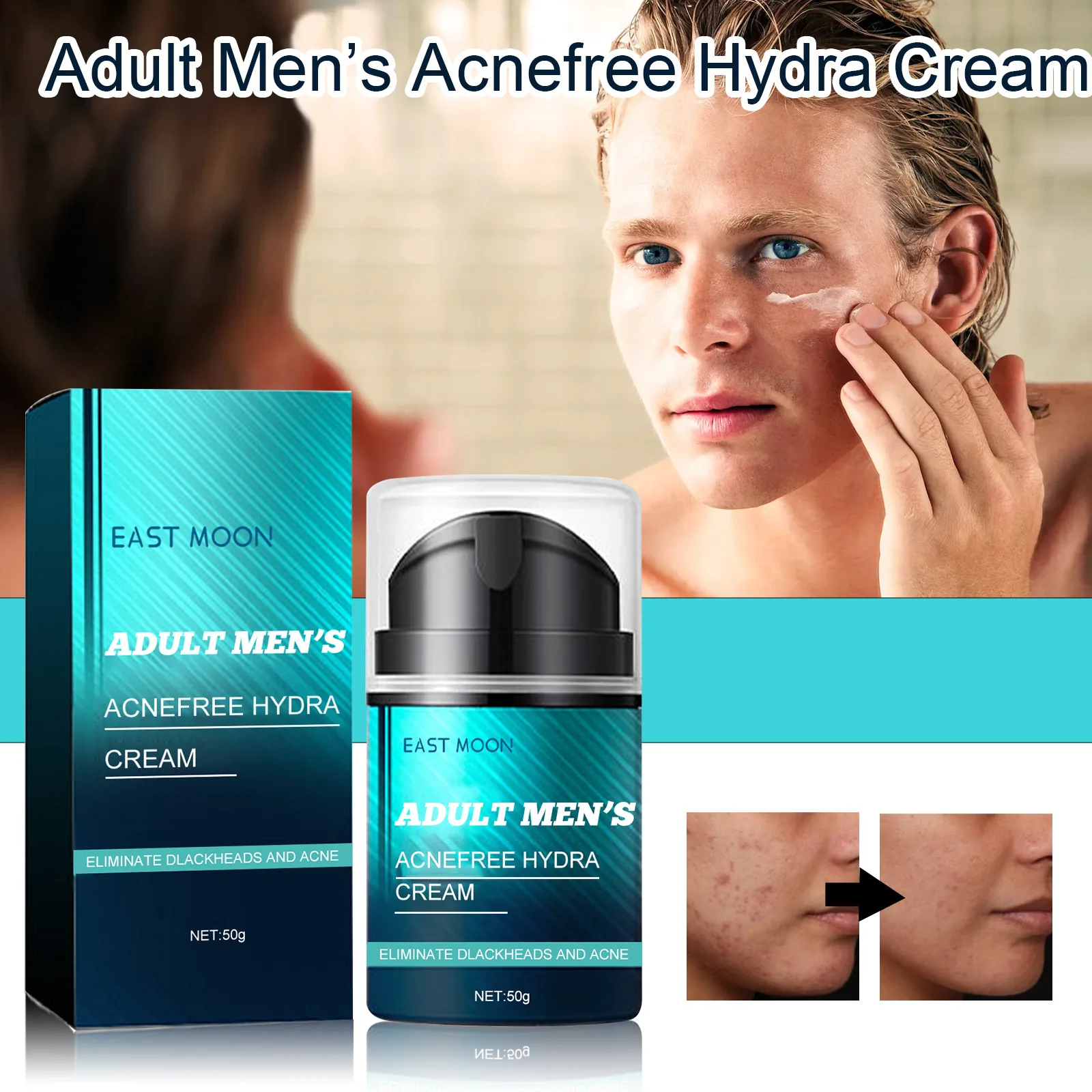 Men's face cream can reduce fine lines acne marks on the face moisturize refresh moisturize the skin resist wrinkles face cream