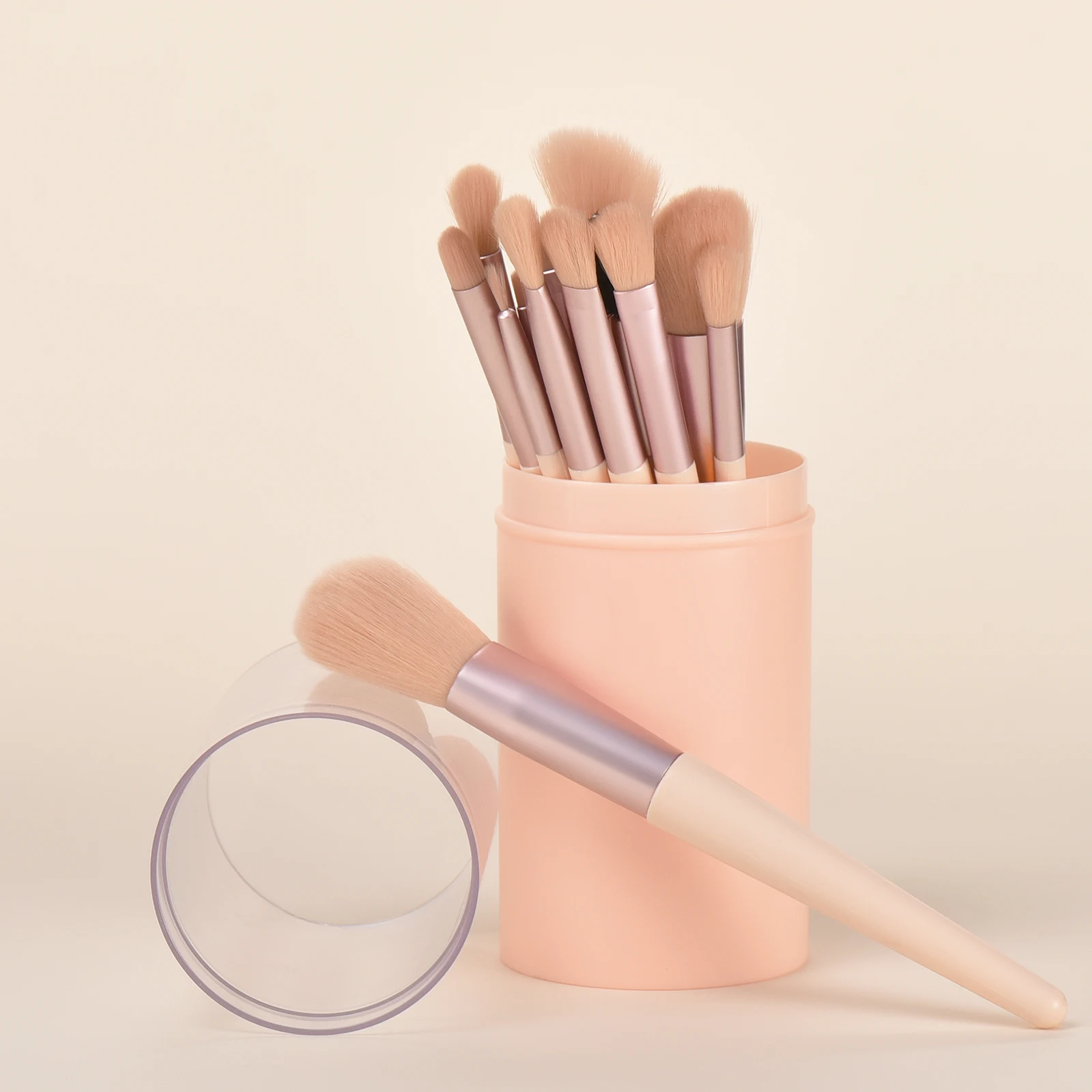 14pcs Makeup brushes with case  powder brush eye shadow brush makeup tool set A makeup tool combination suitable for beginners