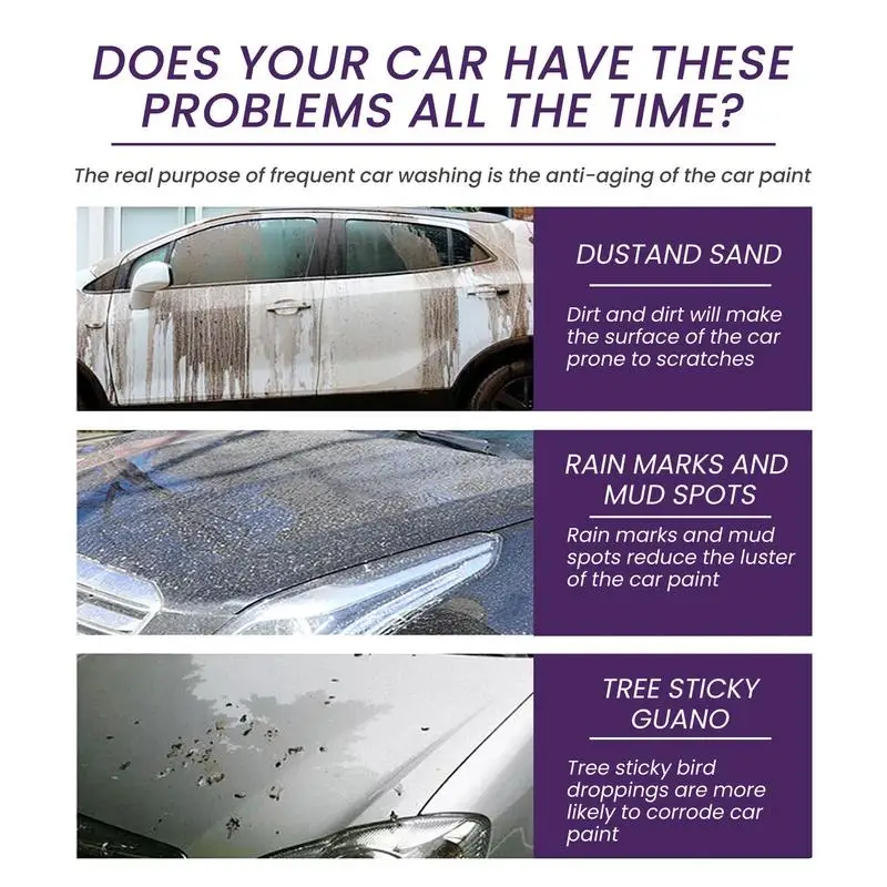 Car Scratch Repair Nano Waterless Wash, Spray cerâmico de alta proteção, 3 em 1, 100ml