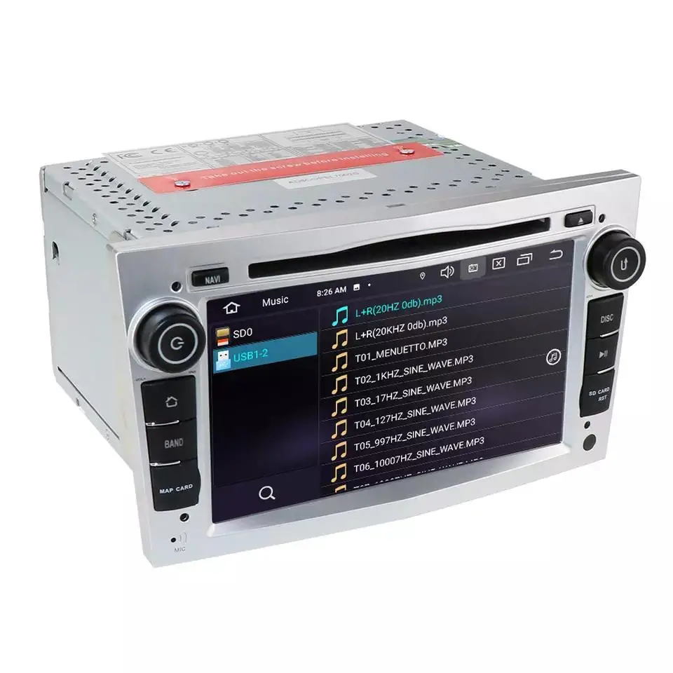 

Popular Hot sell Silver Color 7inch double din Android audio GPS radio car DVD player compatible with OPEL Vectra Corsa C Astra