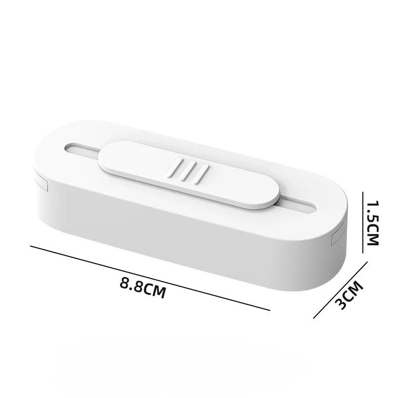 Two Way Portable Floss Dispenser Includes 10 Flosses Automatic Pop-up Floss Organiser Oral Care Push-out Floss Holder Recycling