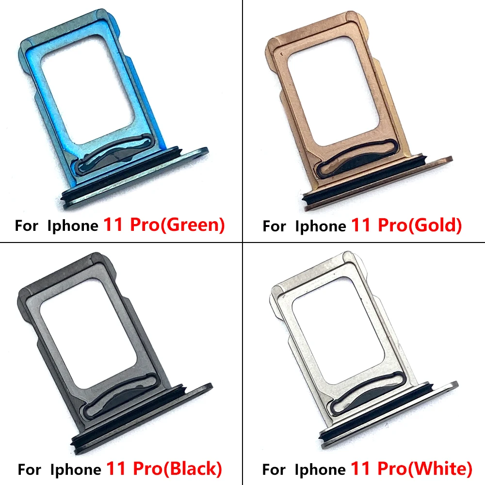 NEW Tested Dual Card SIM Card Tray chip slot drawer Holder Adapter Accessories For iPhone 11 / 11 Pro / Pro Max + Pin