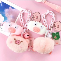 for Honor Flypods 3 Case Pink Pig Protective Cute Cartoon Cover Bluetooth Earphone Shell Accessories TWS Headphone Portable