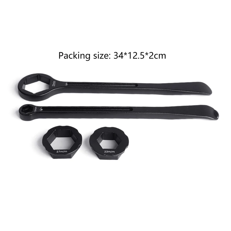 Imagem -06 - Universal Tire Lever Wrench Tool para Motocicleta Pneu Repair Spoon Crowbars Prytool Alumínio 32 mm 27 mm 22 mm 13 mm 10 mm