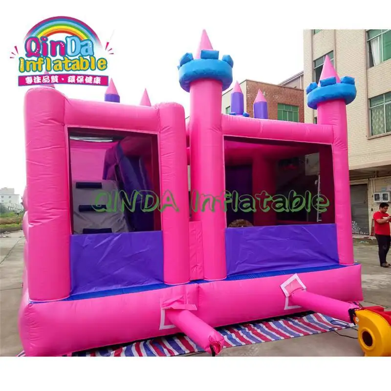 Hüpfburg für den Innen- oder Außenbereich, handelsübliche Hüpfburg, aufblasbarer Hüpfburg für den Außenbereich, Hüpfburg mit Pool