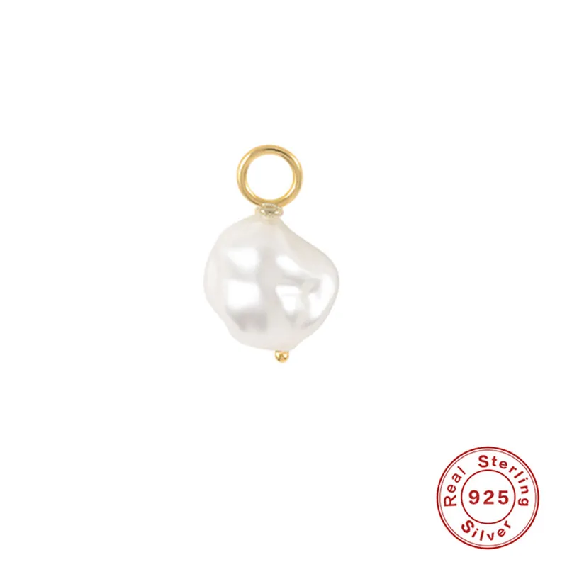 ROXI 1 STKS Oorbellen Charms DIY Parels Hanger Voor Oorbellen Ketting Vrouwen Meisjes 925 Sterling Zilver Prachtige Sieraden Accessoires