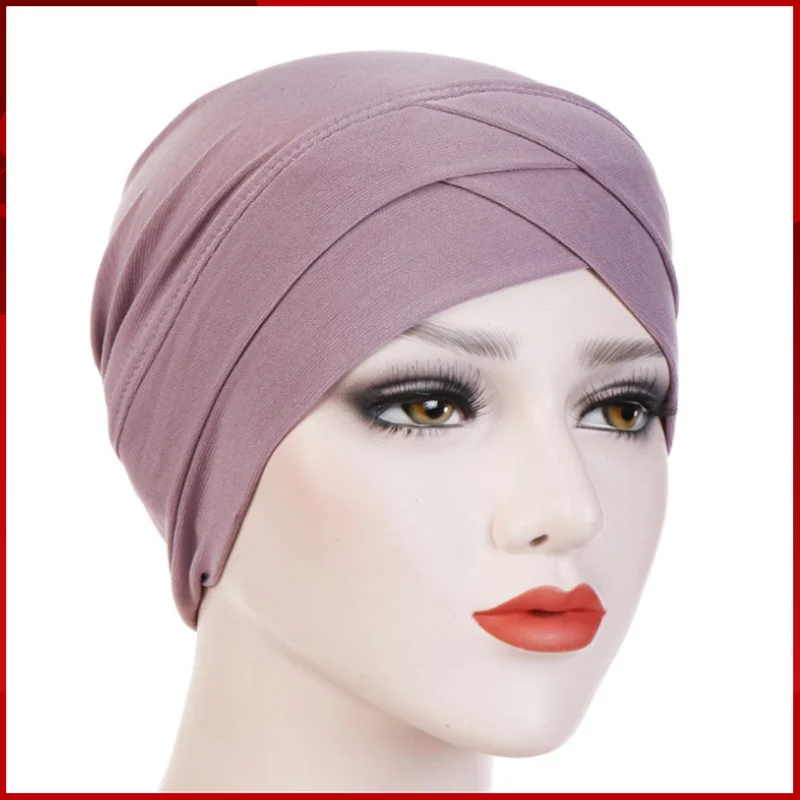 

Dust Proof And Sun Proof Solid Color Muslim Dome Headscarf Middle Eastern Arab Brimless Flat Brim Hood