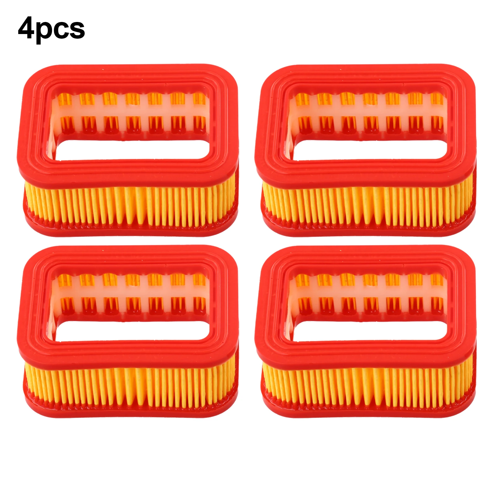 4Pcs Chain Saw Air Filter Kit For 52cc 58cc Chainsaw 52005800 Lown Mowers Engines Repair Parts Paper Air Filter Replacement