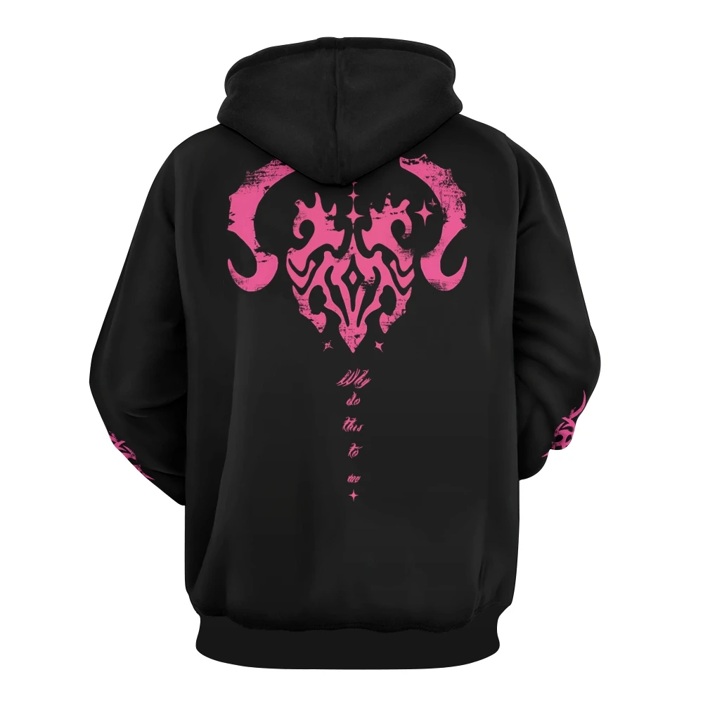 2024 New Printed Red Pink Skull Hoodie for Men Interesting Design Men's Sweatshirt 3d Printed Hoodie Pullover Casual Top