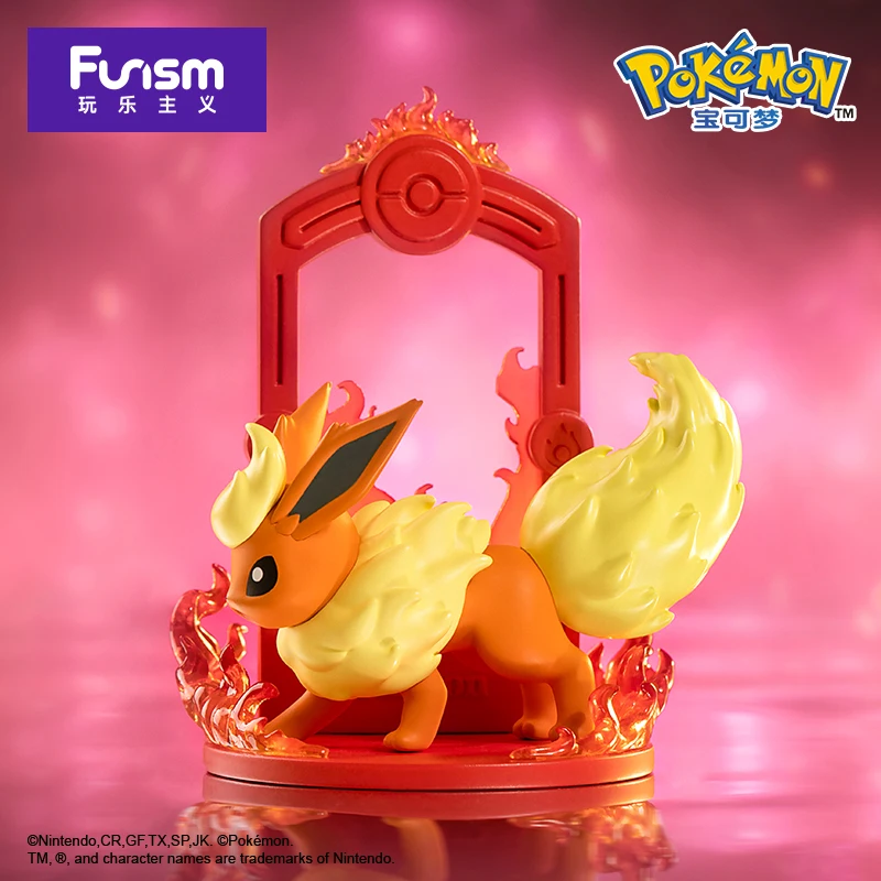 Pokémon Funism genuino ¡Let's go! Eevee serie escenas Espeon Vaporeon Sylveon Leafeon figura de acción modelo juguetes regalo para cumpleaños