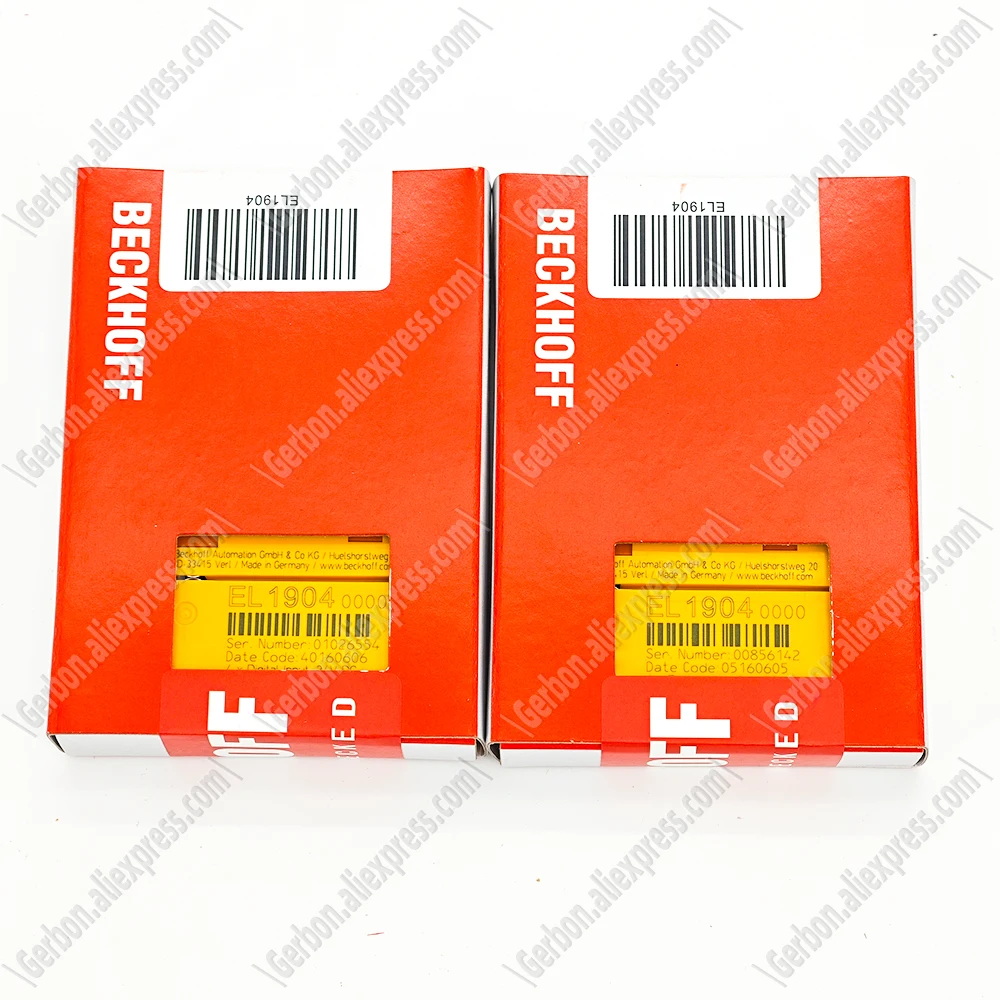 Beckhoff EL1904 EtherCAT 터미널, 4 채널 디지털 입력, 24 V DC, TwinSAFE, 정품 신제품