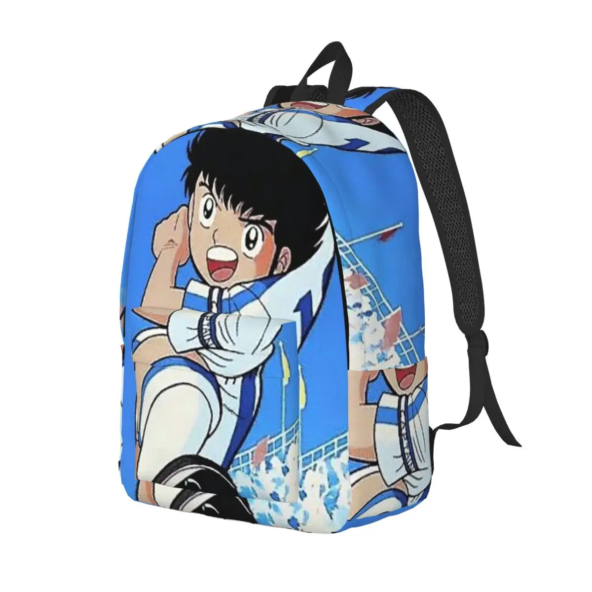 Captains Tsubasas Japan Football Anime Student Backpack School Bag Hiking Travel Daypack for Men Women Bookbag Shoulder Bags
