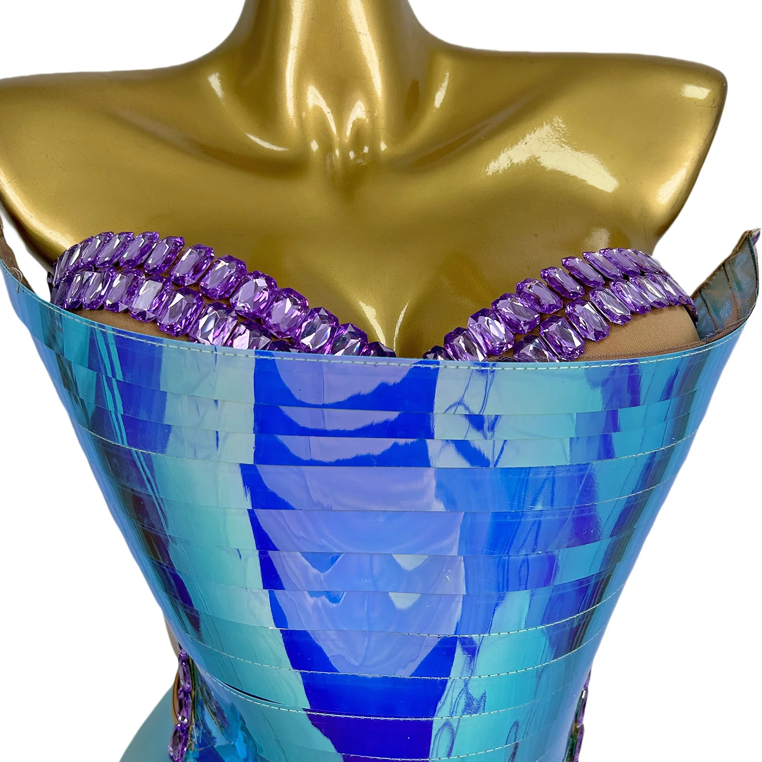 

Women Luxury Blue Bright Strapless Bodycon Long Celebrity Evening Party Dress One Piece Gala Gowns Special Occasion Dress Dianti