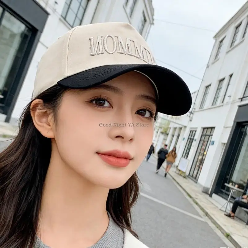 Practical Cotton Letter Print Adjustable Baseball Cap For Casual Street