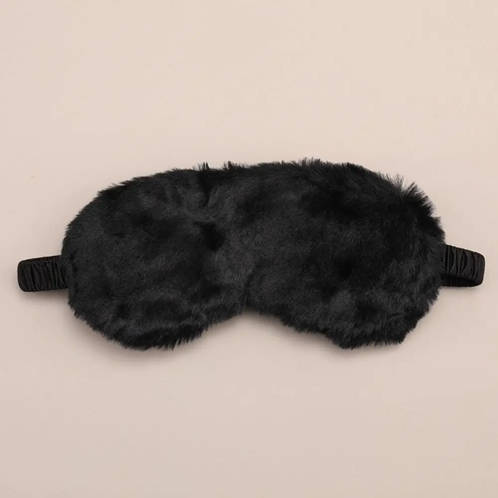 

Удобная милая маска для глаз с облаком, мягкая маска для сна, шелковые маски для глаз из искусственного кроличьего меха