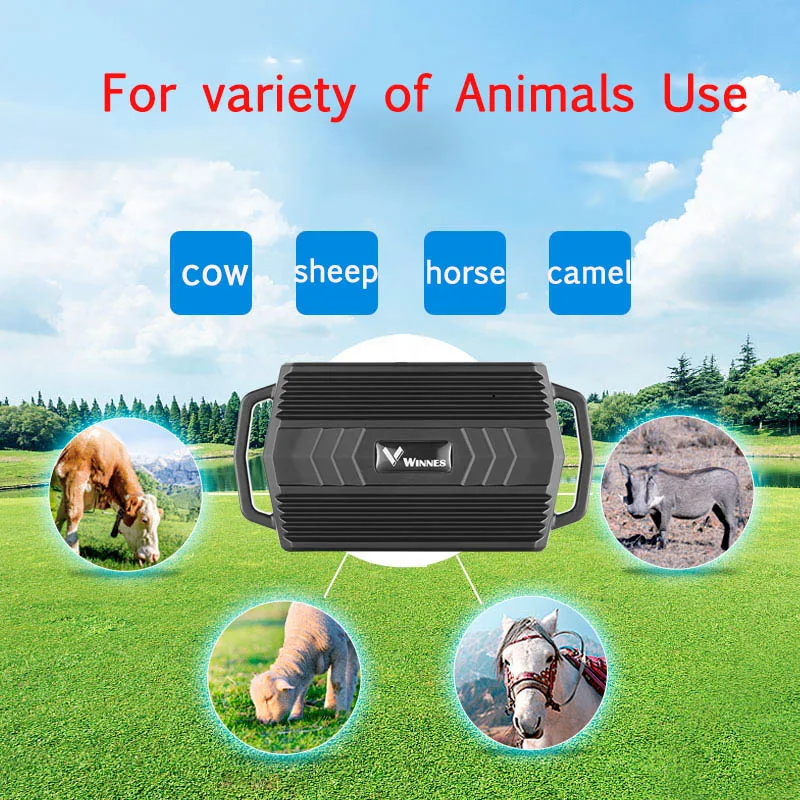 

Large Animal GPS Tracker Locator Collar for Cow Camel Sheep Precise Positioning 3000mAh Locator Waterproof Car Position Monitor