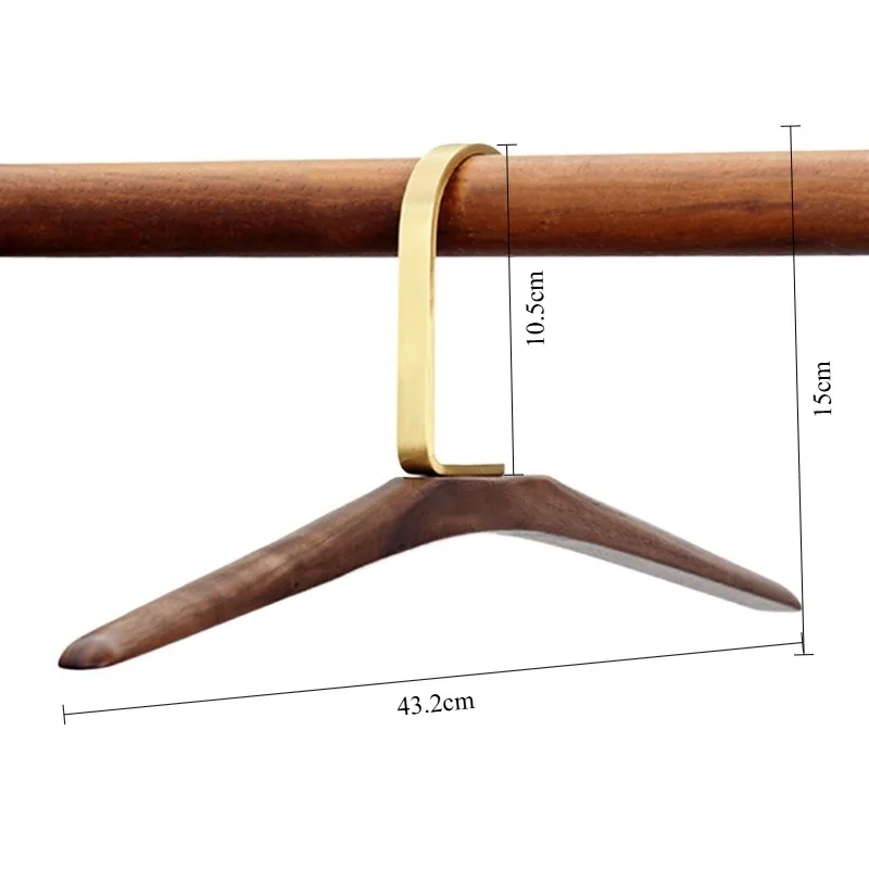 Drying Hanger Wooden Organizer Clothes Hanger Bedroom Storage Shirts Clothes Racks Space Saving Shelves Dorm Room Essentials