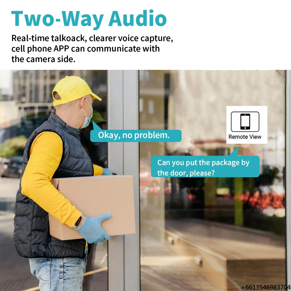 AI Smart Walkable 3MP FHD 1080P Monitoring 6000mAh Night Vision PTZ Wi-Fi Connection Pet and Baby PTZ Wifi CCTV Security Camera