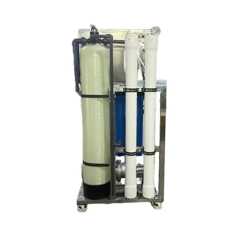 Attrezzatura per la dessalinizzazione dell'acqua di mare marina ad osmosi inversa da 8 tonnellate/giorno con nucleo dell'ingranaggio della pompa da 120 V/220/230 V/380 V/415 V 1 anno di garanzia