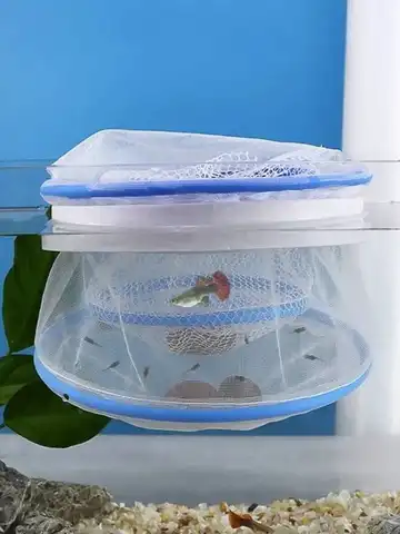 Equipment Ventilated Guppy Permeable Portable Floating Nylon Net Fish Breeding