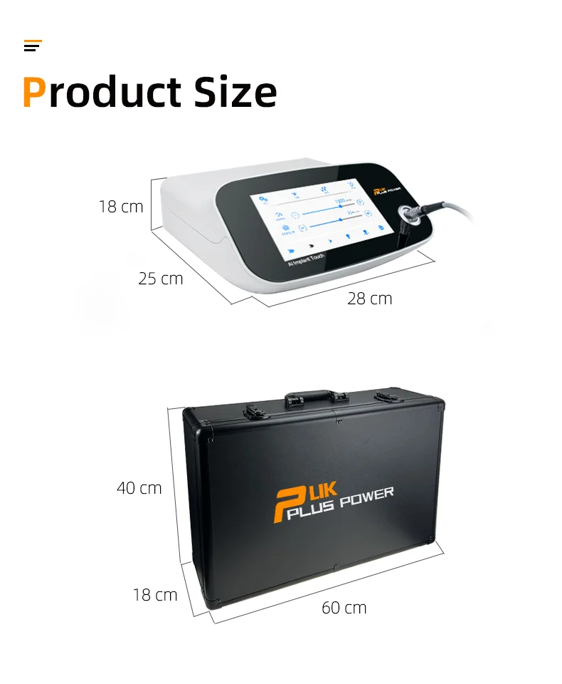 Suitcase for AI Implant Touch Dental Fiber Optic Implant Brushless Surgical Micromotor