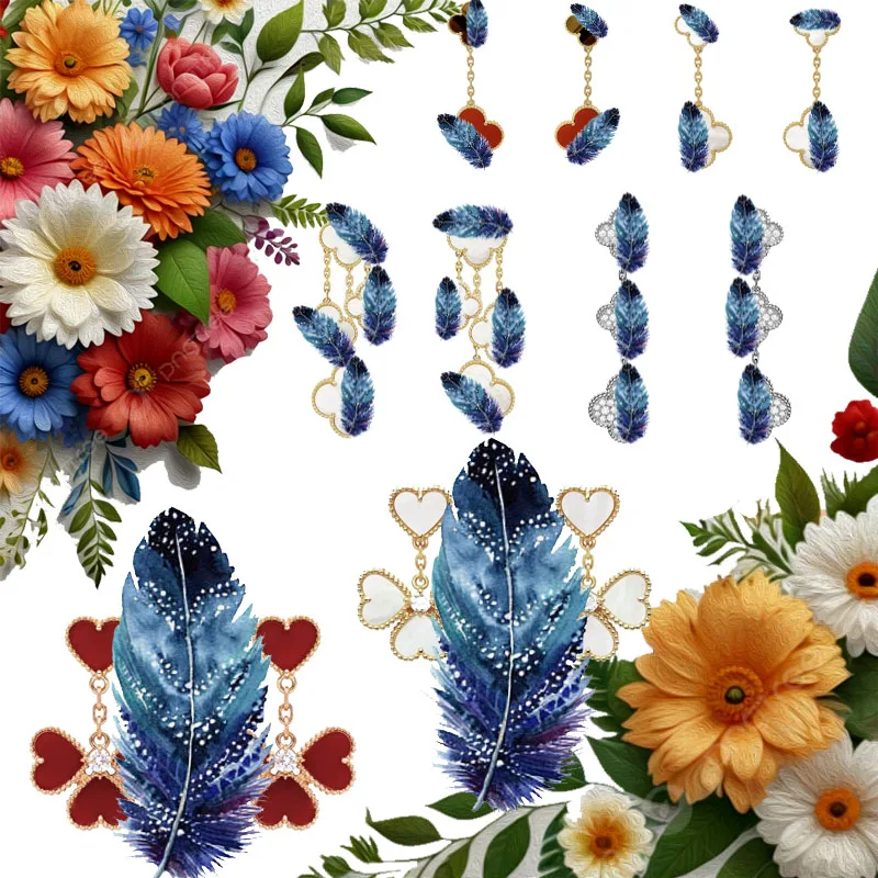 

Серьги с цветочным бантом из стерлингового серебра 925 пробы - красивый подарок для женщин