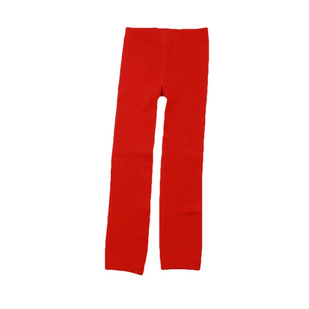 

Velvet Pull-up Pants Winter Leggings for Girls Tights Autumn And Warm Red Child