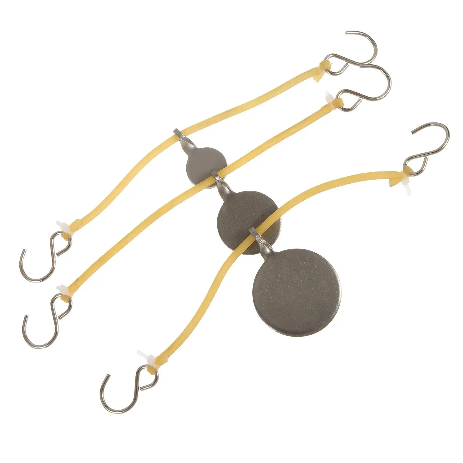 Rubber Band Shoot Steel Targets Portable Stainless Hanging Training Tools for Bow Arrow Practice