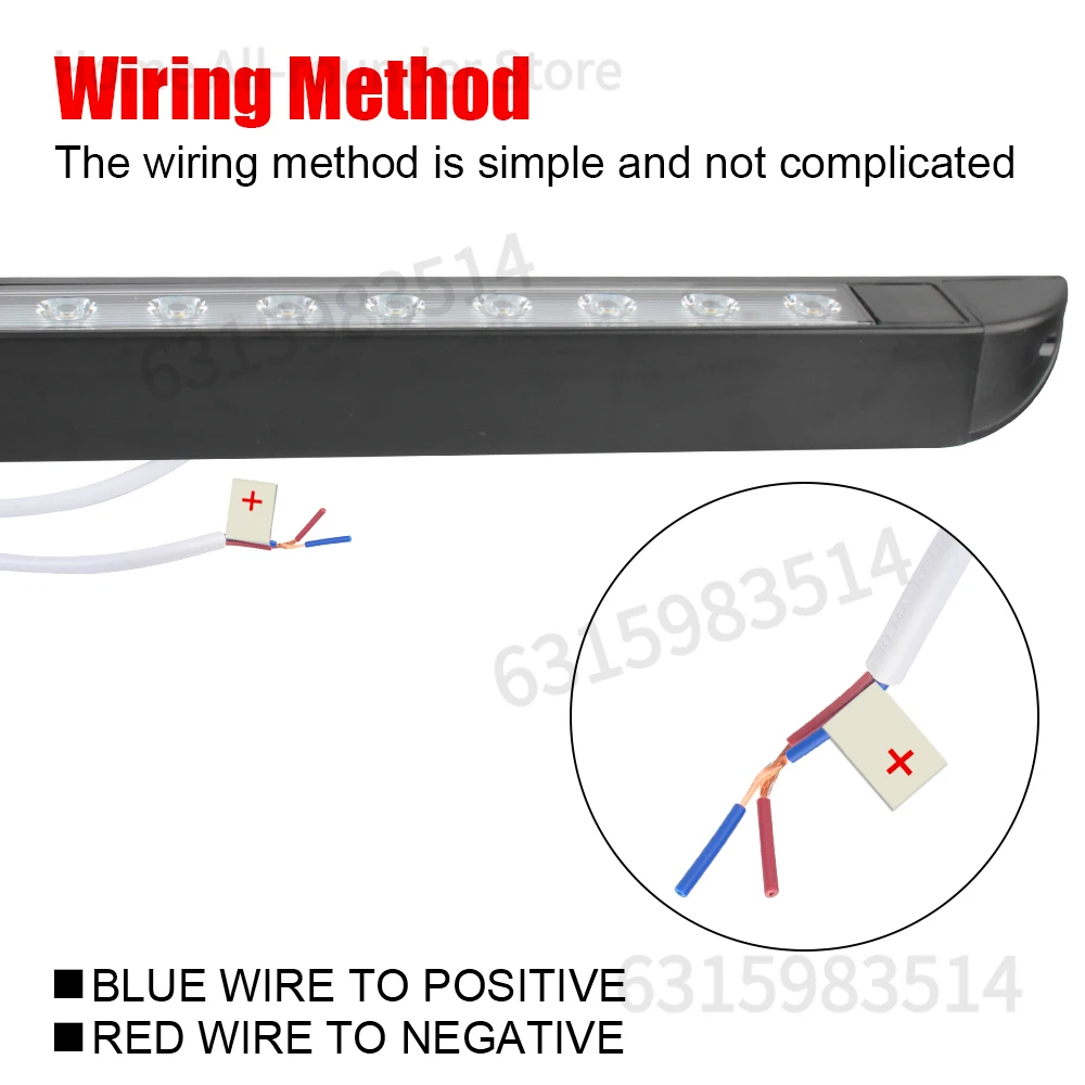 6000k معدات التخييم الخفيفة في الهواء الطلق ل RV قافلة مصابيح الحائط الداخلية مقطورة مصباح خارجي 18 LED المظلة مصباح 12-28 فولت