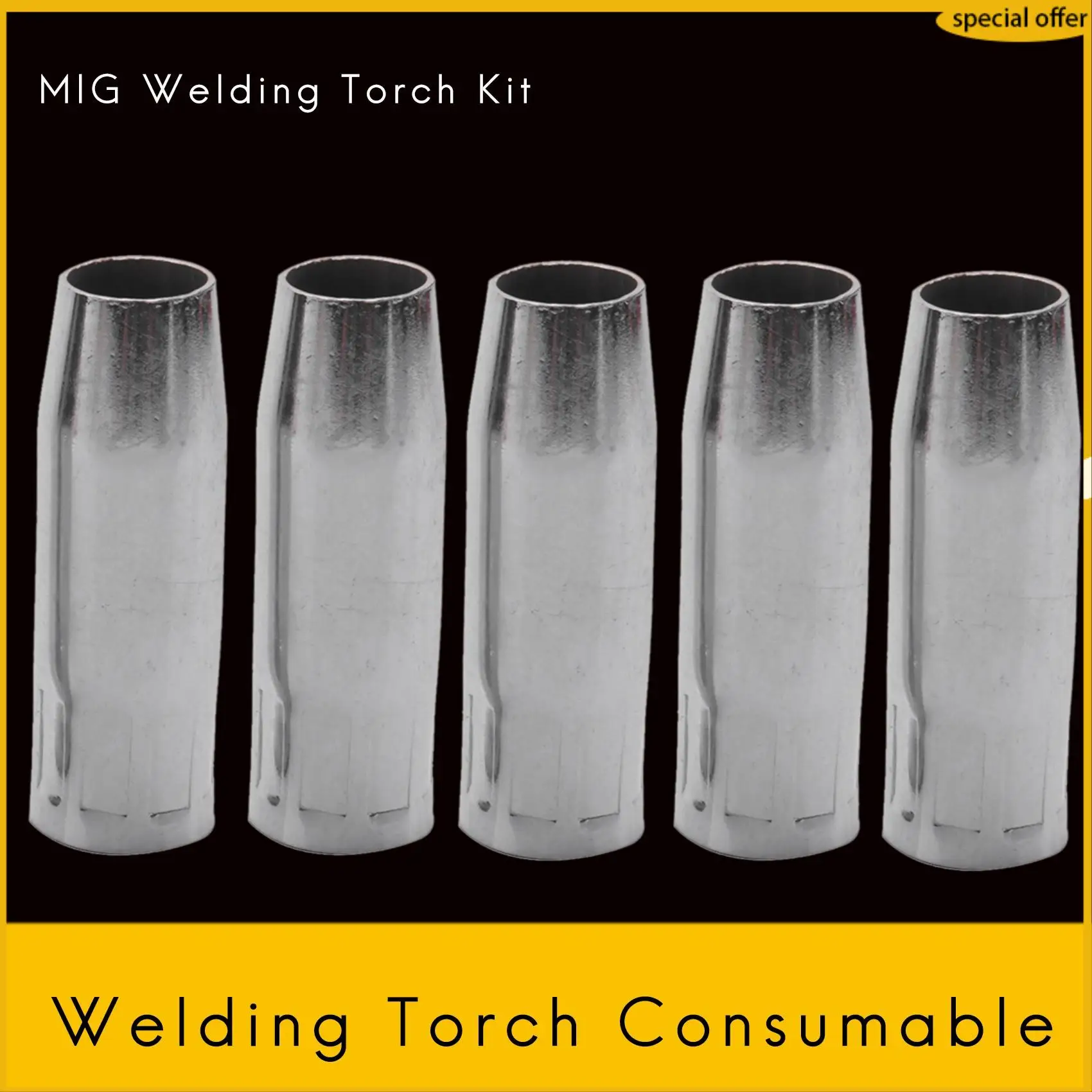

A50I 20 шт. насадки, держатели контактных наконечников, расходные материалы для сварщика Mig, аксессуар для сварочной горелки 15Ak Mb15 Mig Co2