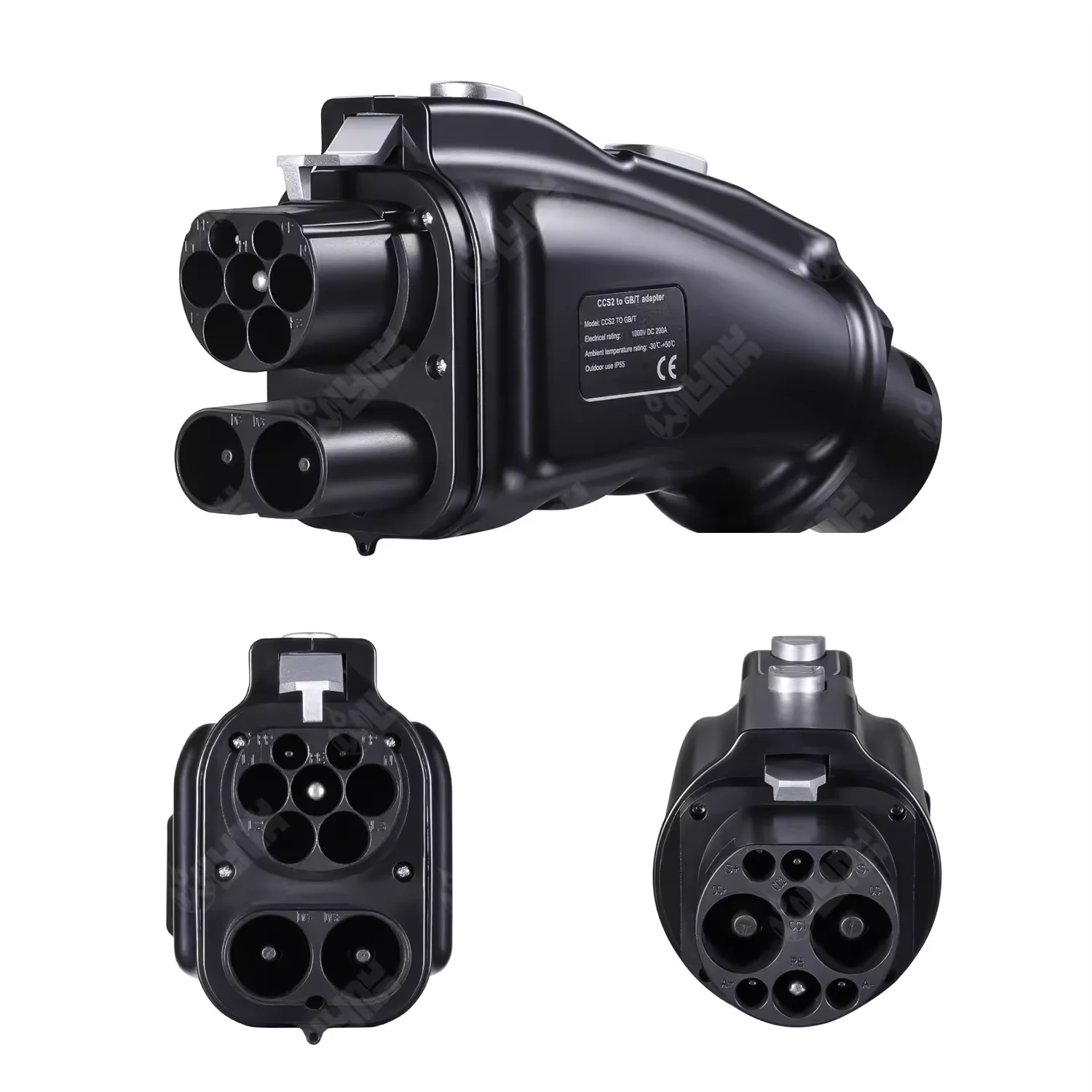 200A 200KW VW ID 4 ID6 الشاي سيارة كهربائية محول الشحن CCS2 كومبو 2 التوصيل إلى GBT DC للسيارات الكهربائية #1