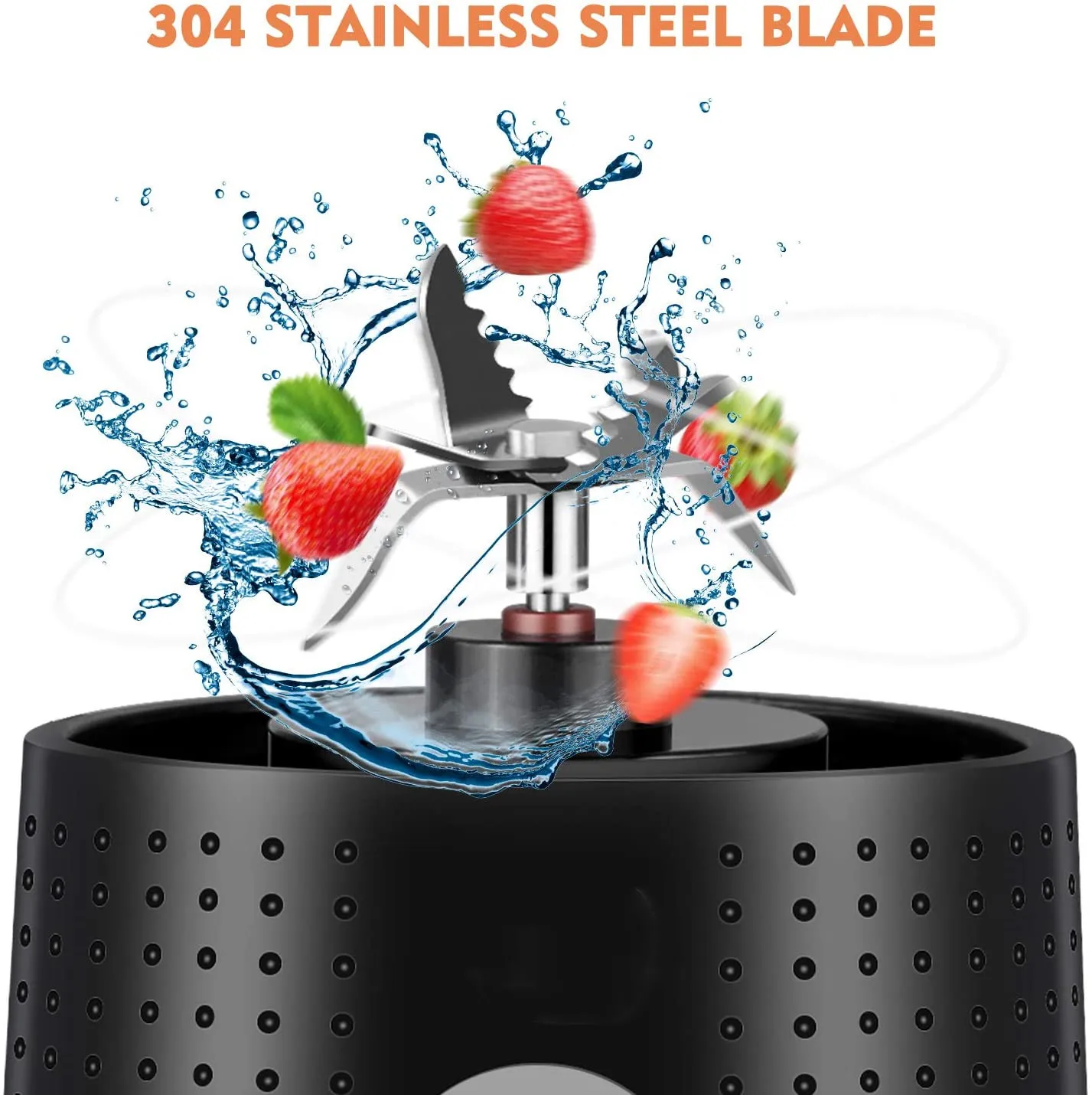 عصارة صغيرة خلاط البرتقال عصارة الفاكهة 7.4 فولت المحمولة آلة عصير طازجة سريعة 4000mAh بطارية لاسلكية عصير صانع