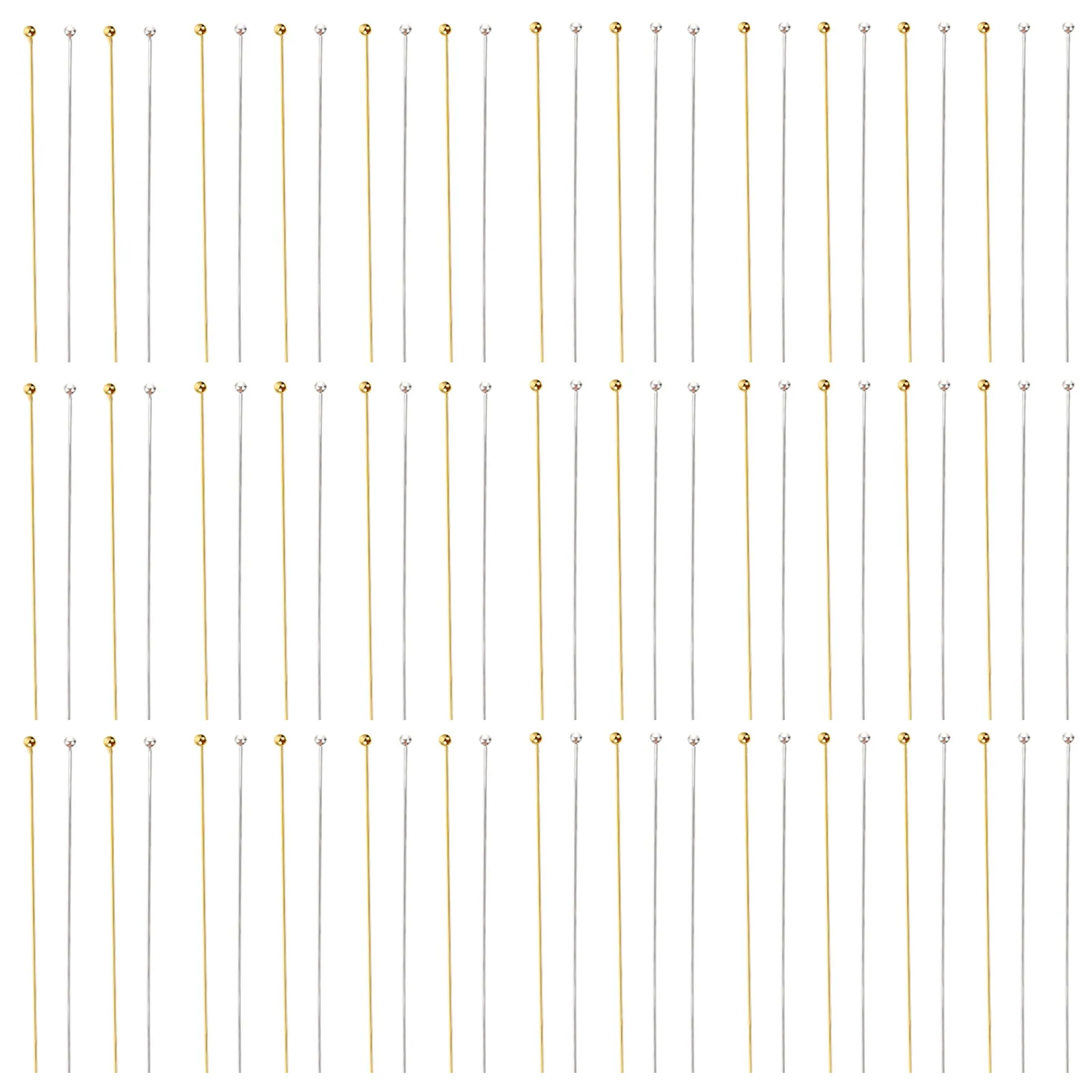 

Штифты с круглой головкой из нержавеющей стали для изготовления ювелирных изделий, для создания серег, ожерелий, браслетов своими руками