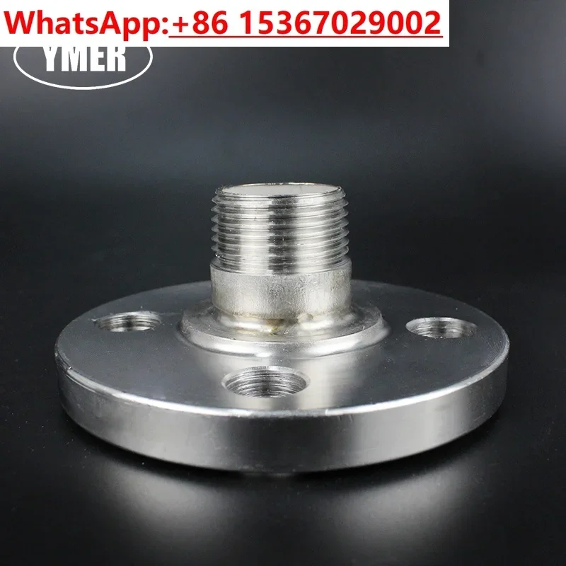 YMER stainless steel outer wire flange, internal thread inner wire flange, adapter flange stainless steel national standard PN16