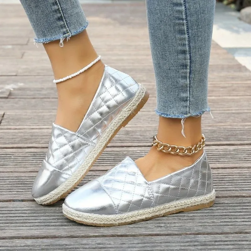 Platte Schoenen Vrouw Comfortabele Vrouwelijke Schoenen Espadrilles Voor Dames Casual Schoenen Slip-On Platte Mujer Pisos Loafers