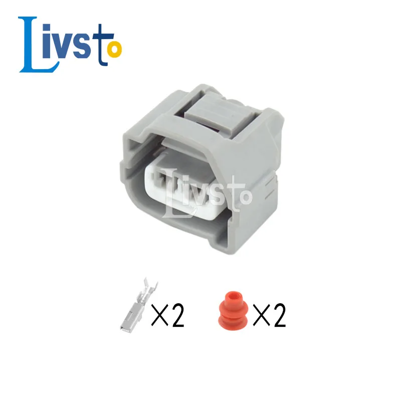 1 Sets 2 Pin Way Toyota Automotive Waterproof Connector Female Wire Plug Plastic Harness 90980-10901