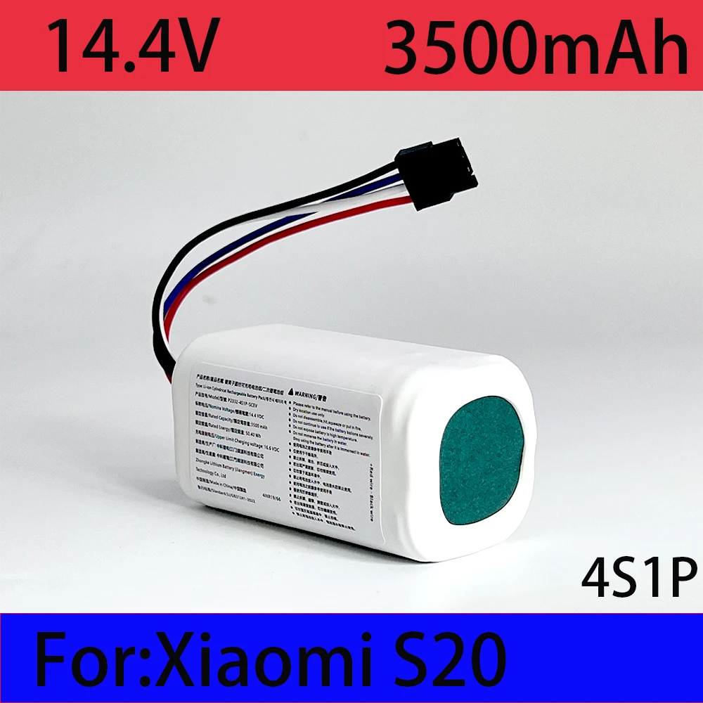 

14.4V 3500MAH 100% New Original Battery Pack Used for Xiaomi S20 Robot Vacuum Cleaner of Components