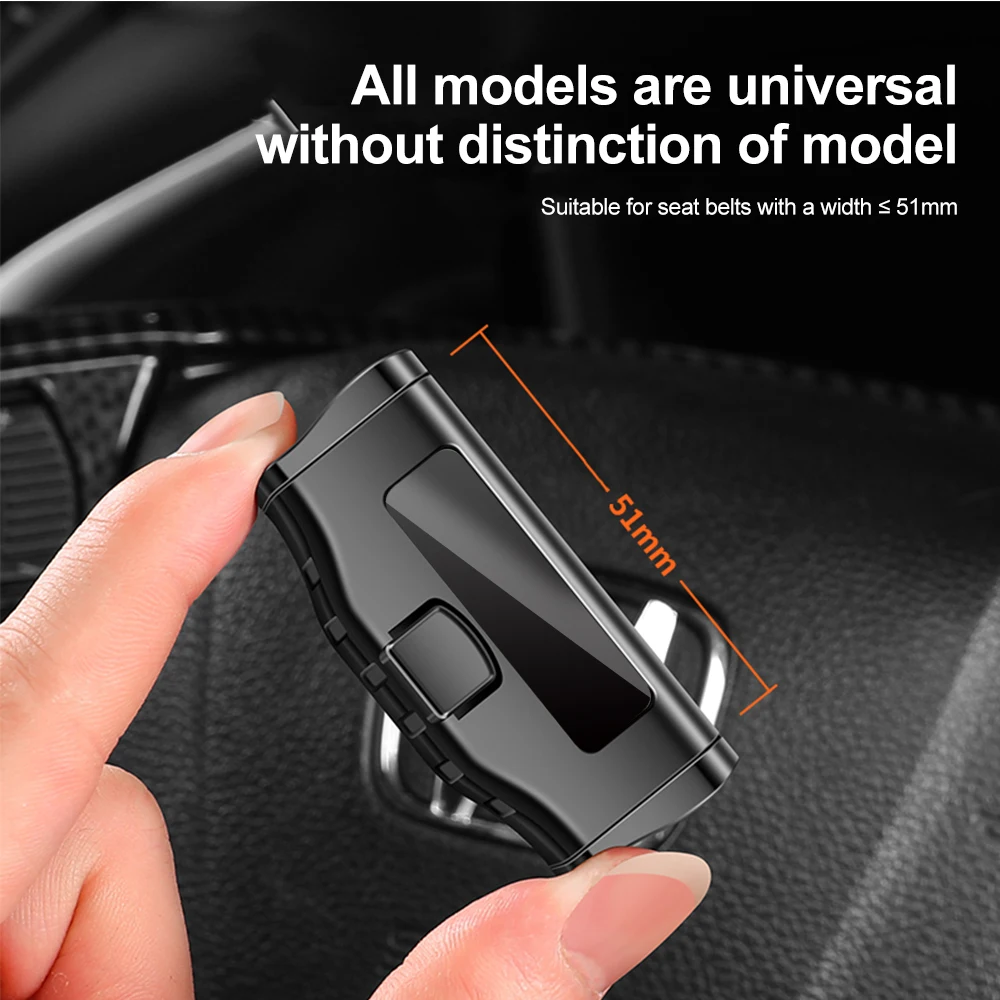 Car Seat Belt Limiter Buckle Seat Belt Adjustment Safety Clip Anti-slip Distance Limiter Fixed Buckle for Interior Accessories