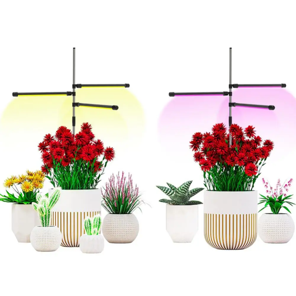 LED Plant Growth Light Timing Mode USB Portable Full Spectrum Panel Phyto Lamp Indoor Greenhouse Tent Plant Flower Dimmable Lamp