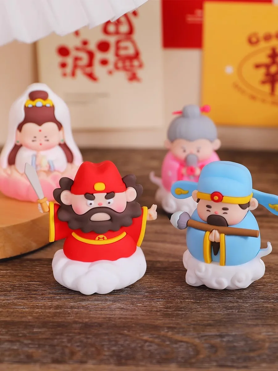 Decoración de Año Nuevo Lunar Chino 2024, Adornos de Dragón 3D, Decoración para Pastel de Fiesta del Festival de Primavera, Decoración de Escritorio Inmortal China