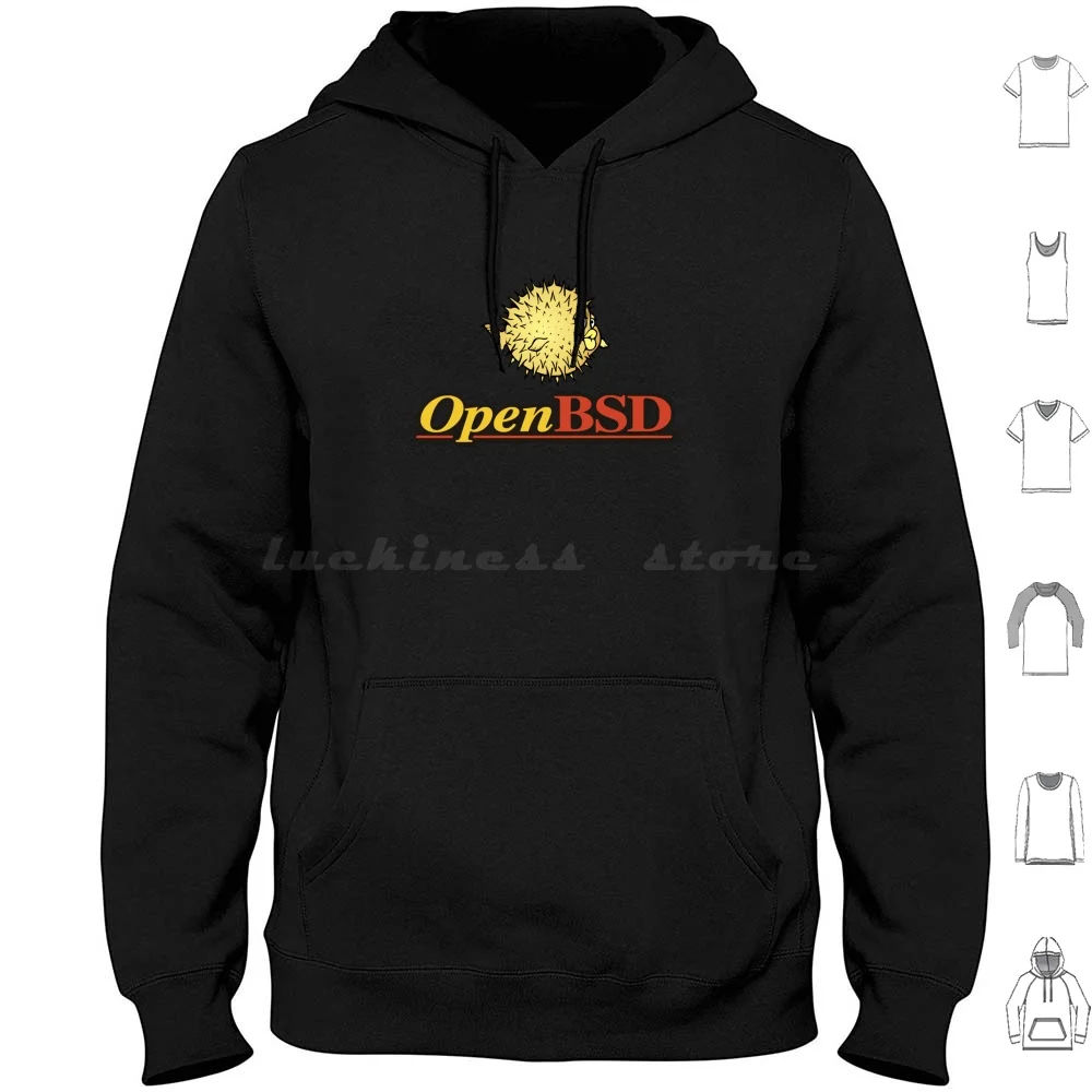 Openbsd Hoodies Long Sleeve Openbsd Bsd Linux Free Software Open Source Opensource Libre Freesoftware